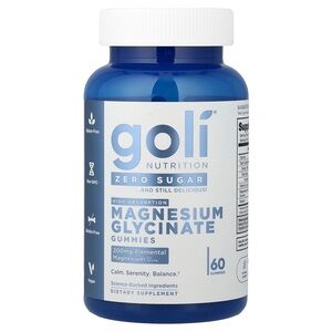 Goli Nutrition Blue Magnesium Glycinate Gummies